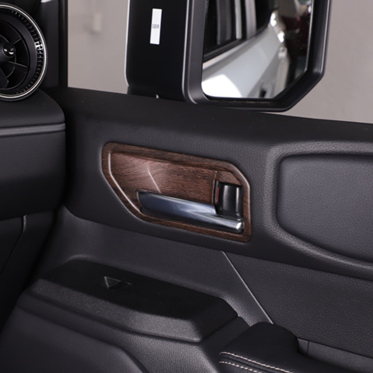 Grain Interior Door Handle Bowl Frame Trim For Toyota Land Cruiser LC250 24+ US 15