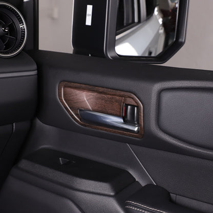 Grain Interior Door Handle Bowl Frame Trim For Toyota Land Cruiser LC250 24+ US 15