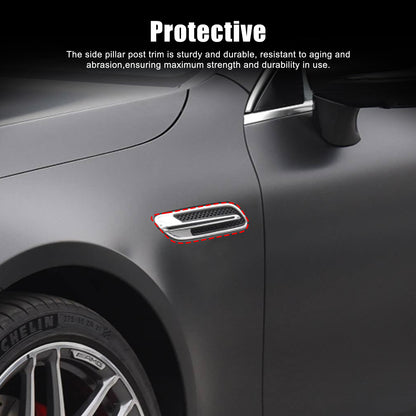 Real Carbon Fiber Side Fender Air Inlet Trim For Mercedes Benz AMG GT50/GT63 14