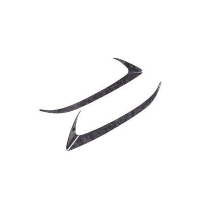 Forged Carbon Headlight Eyebrow Eyelid Trim For Toyota 86 Subaru BRZ 2020-2023 5