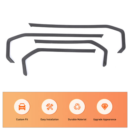 ABS Carbon Fiber Inner door Armrest panel Trim Cover For BMW 7 Series G70 23-25 24