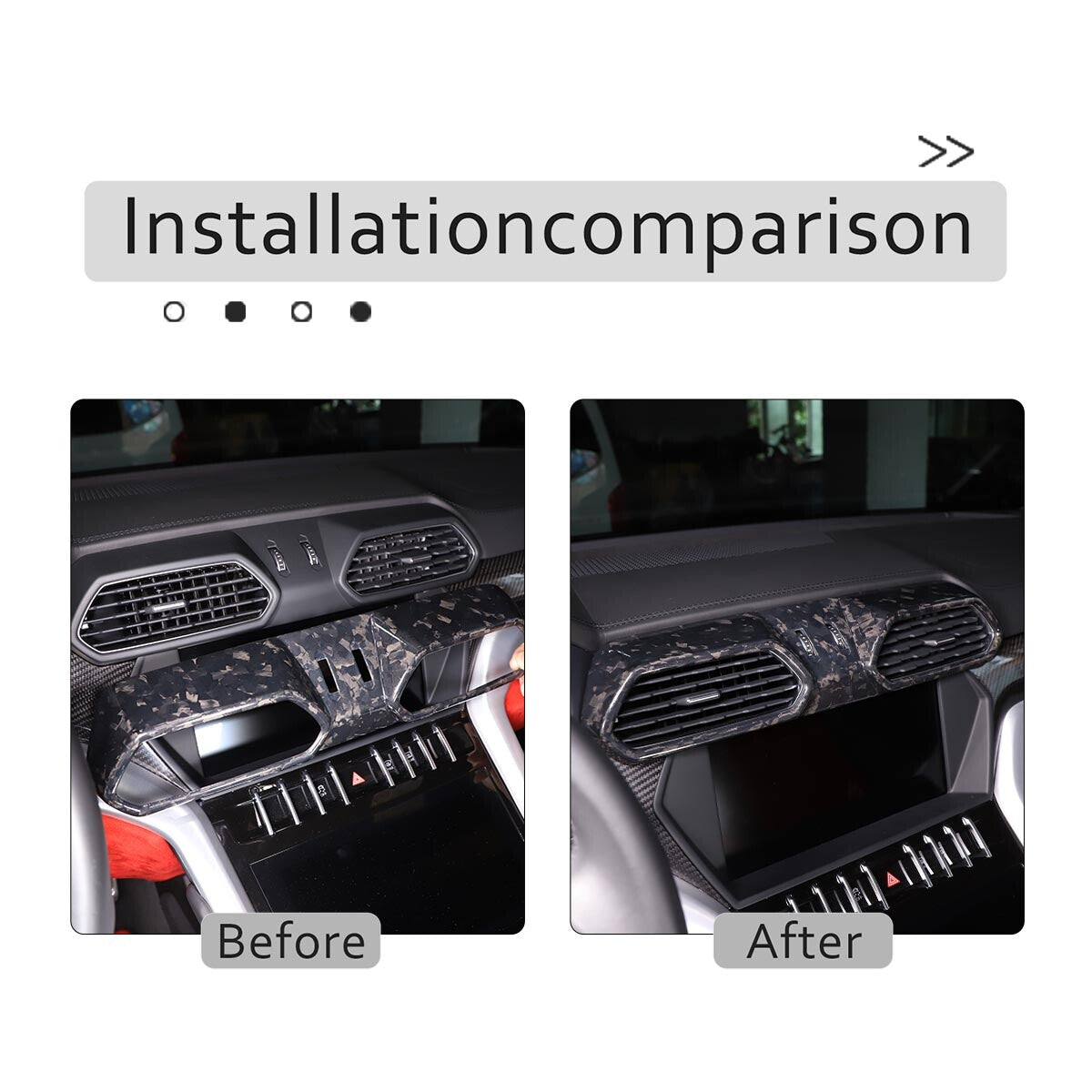34 Styles Forged Real Carbon fiber Interior Trim Kit For Lamborghini URUS 18-23 - Variants 11-15 25