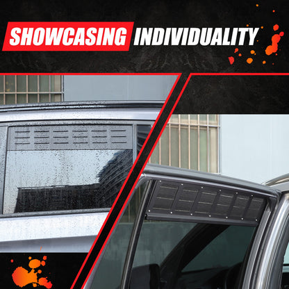 Aluminum Rear Door Window Louver Air Vent Panel Trim For Honda Pilot 2016-2022 15