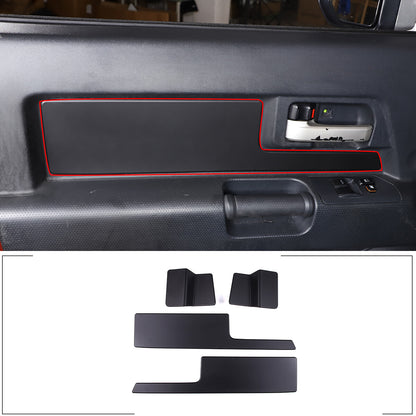 Matte Black Door panel strip cover trim For Toyota FJ Cruiser 2007-2021 1