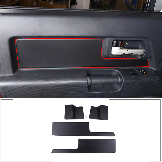 Matte Black Door panel strip cover trim For Toyota FJ Cruiser 2007-2021 1