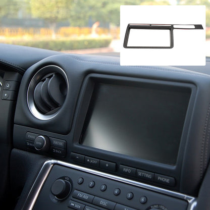 Matte Real Carbon Fiber Center Console Navigation Trim For Nissan GTR R35 08‑16 12