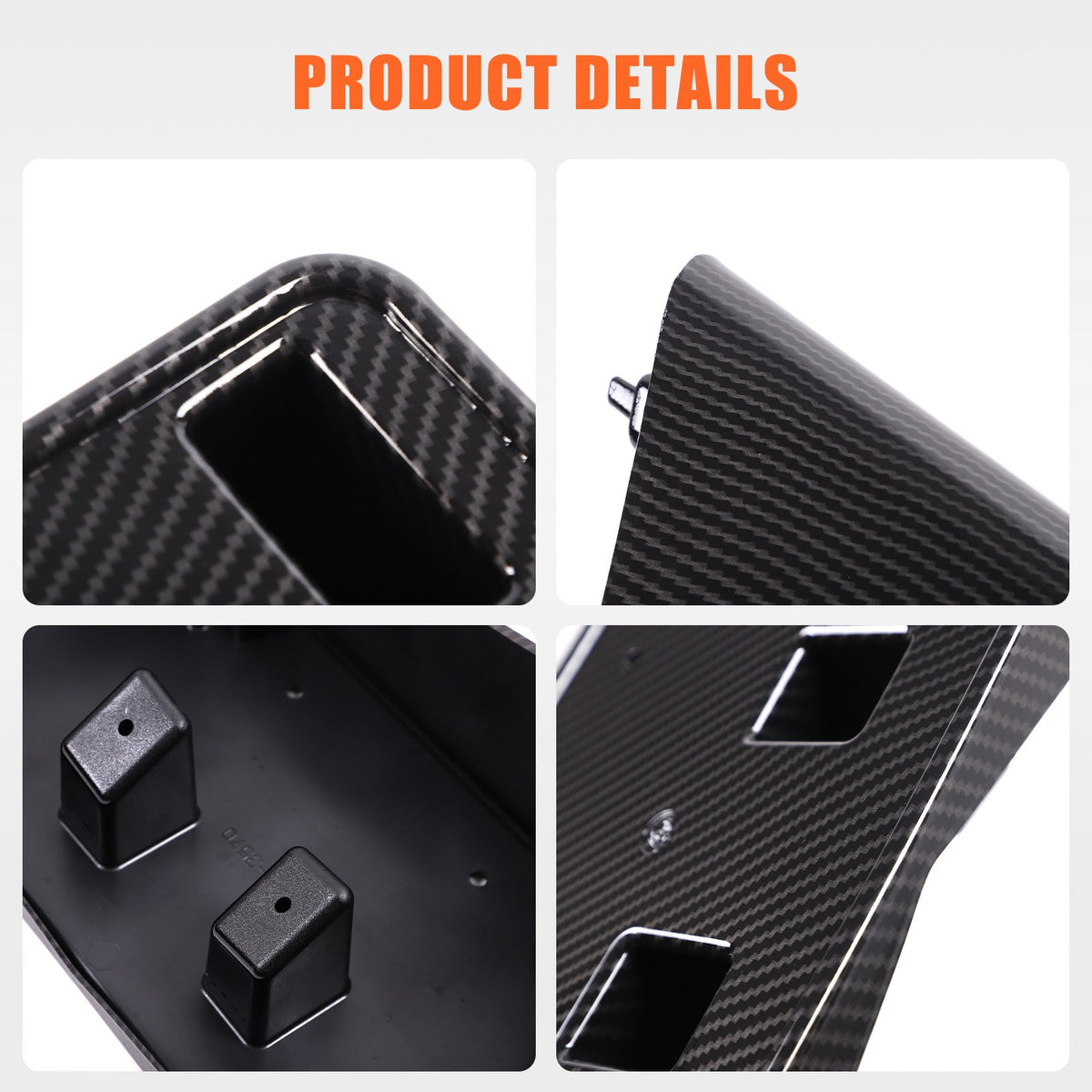 Carbon Fiber ABS Front License Plate Bracket For Corvette C8 2020+ OE: 86801045 18