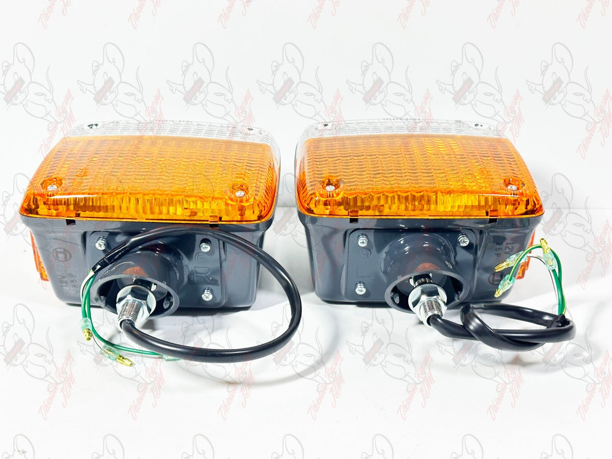 Toyota Genuine Land Cruiser FJ40 BJ40 Front Turn Signal Lights Lamp LH & RH OEM 6