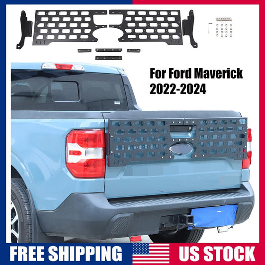 Rear Bed Molle Panel Truck Bed Tailgate Molle Panel For Ford Maverick 2022-24 US 1