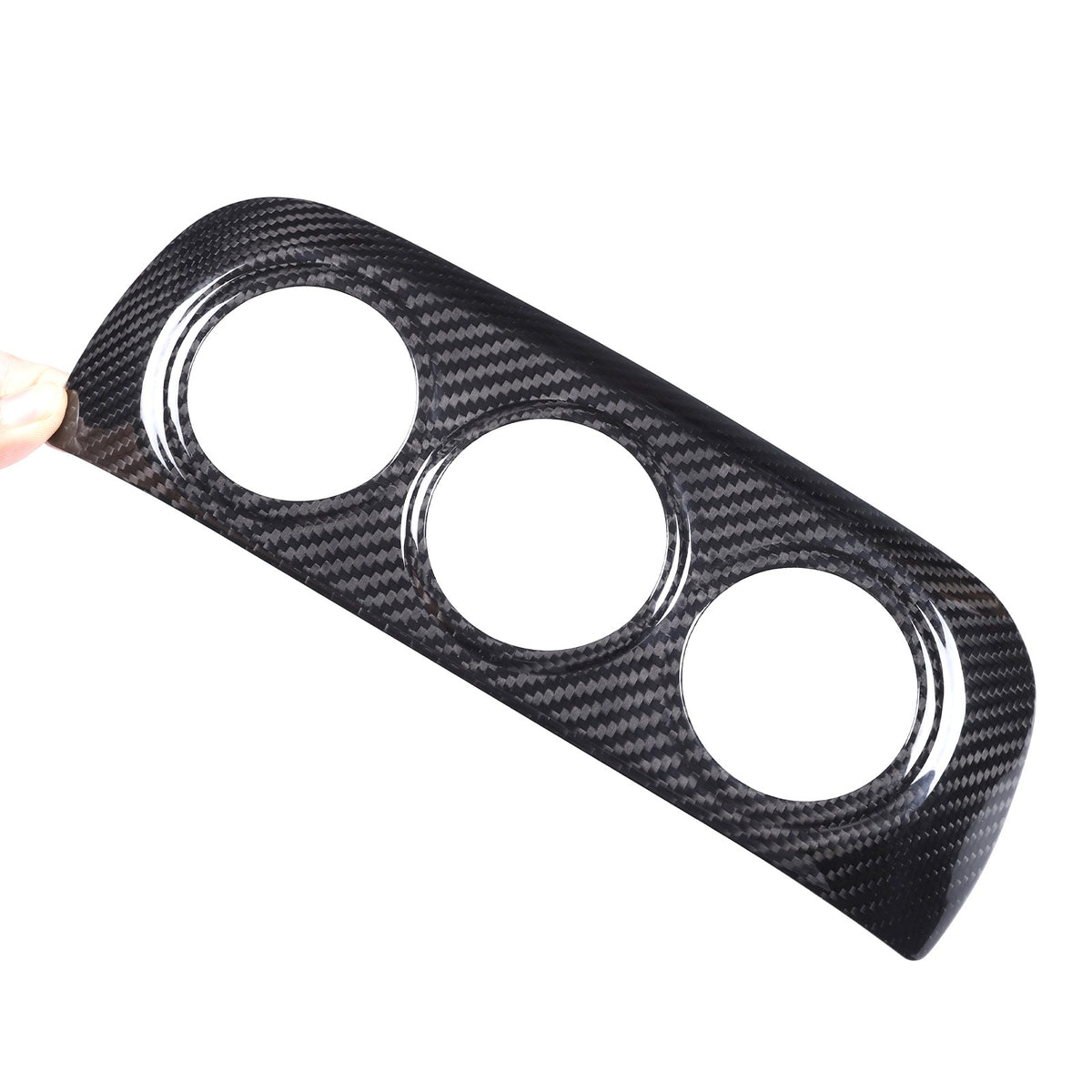 Real Dry Carbon Fiber Center Console AC Switch Trim Cover For Nissan 400Z Z34 8