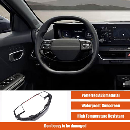 ABS Carbon fiber Interior Cover Trim Decor Accessories For Kia K4 2025+ 18