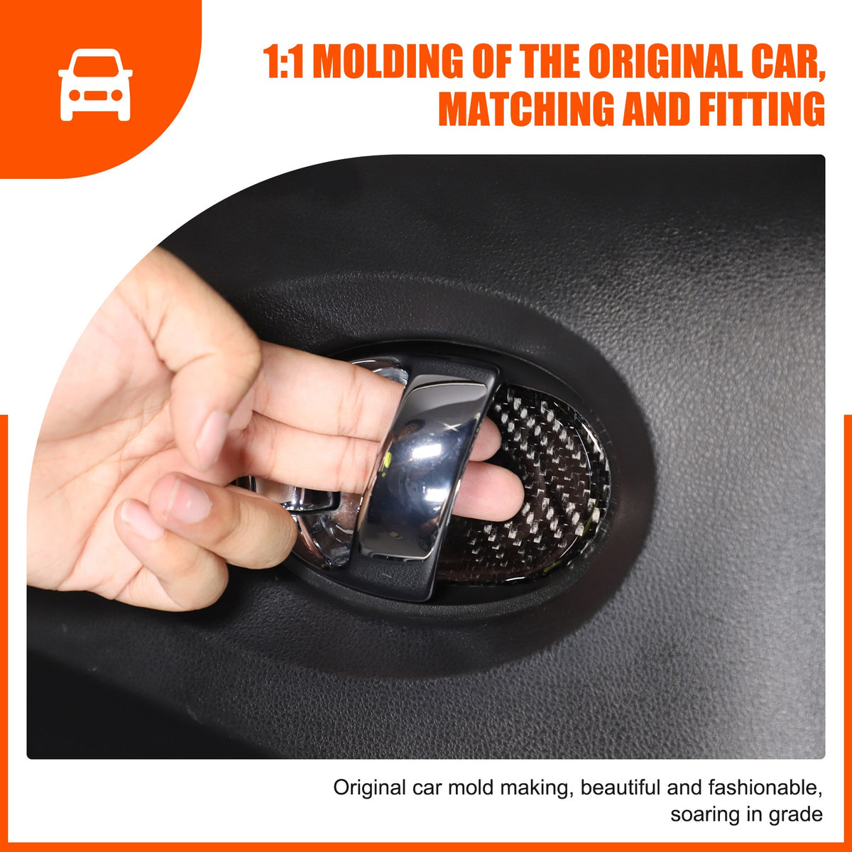 Soft Carbon Fiber Interior Center Console trim Sticker For Nissan Juke 2011-2019 245