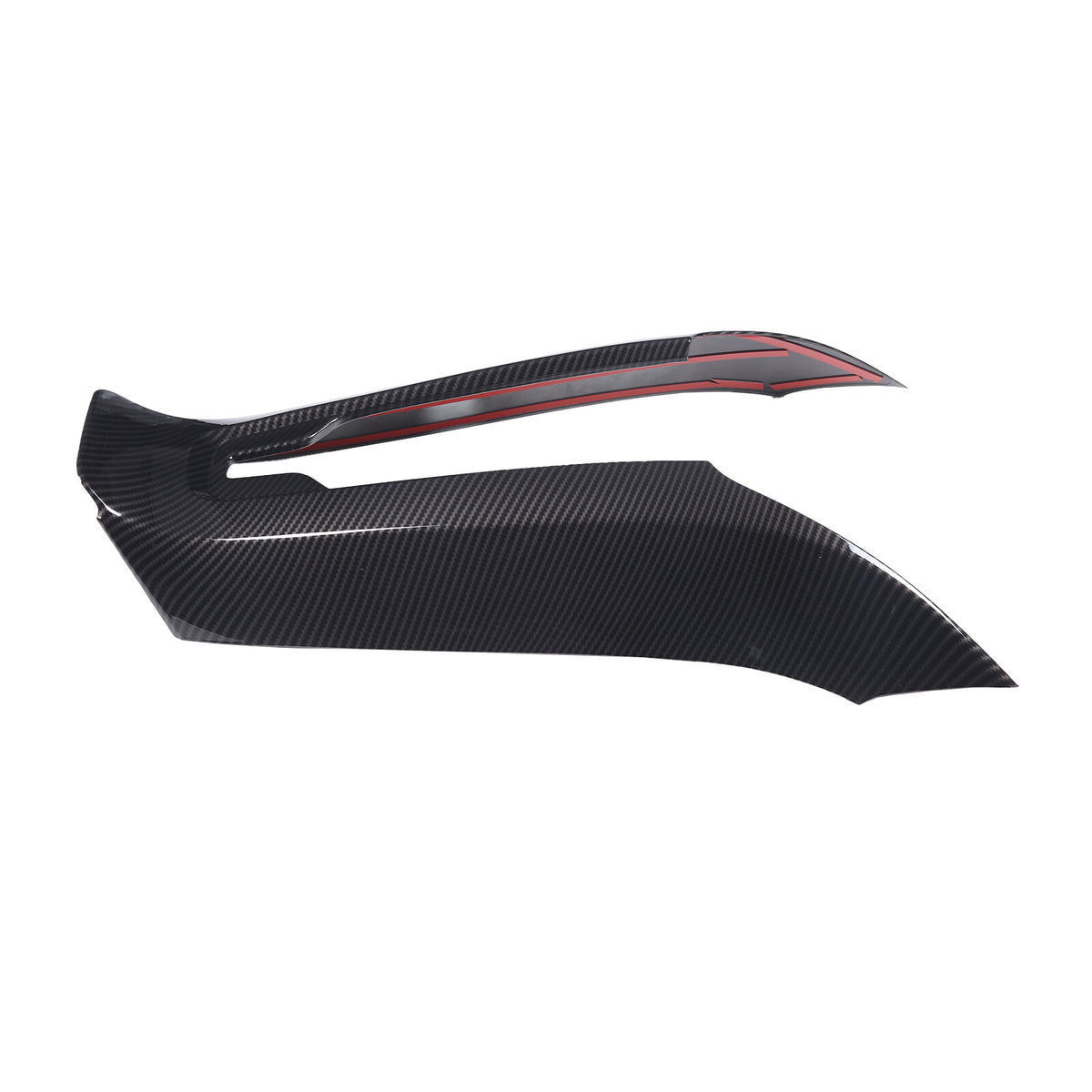 ABS Carbon Fiber Armrest & Waterfall Wireless Charger Cover For Corvette C8 20+ 17
