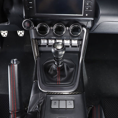 ABS Carbon Fiber Interior Center Console Trim Set Fits For GR86/BRZ 2022-2025 US - Variants 1-5 4