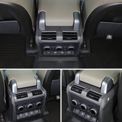 Matte Real Carbon Fiber Rear Air Vent Frame Trim For LR Defender L663 2020-2023 3