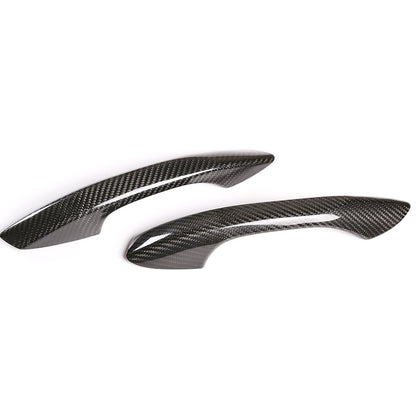 Real Carbon Fiber Exterior Door Handle Trim for Porsche 718 16-21 911 12-18 1