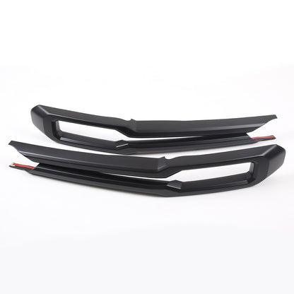 Matte Black Front Bumper Protect Grille Cover Trim For Ford Maverick 2022-24 US 16