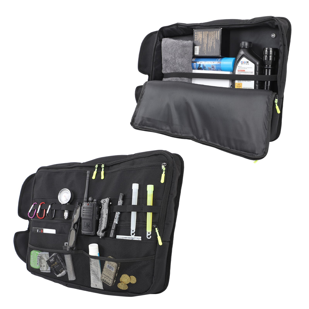 Trunk Side Left Side Window Storage Bag For Toyota Prado 1996-2002 18