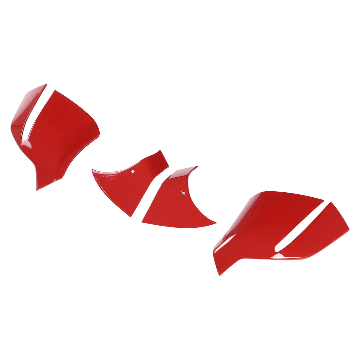 Sport Red ABS Exterior Side Mirror Bottom Cover Trim For Corvette C8 2020+ US 14