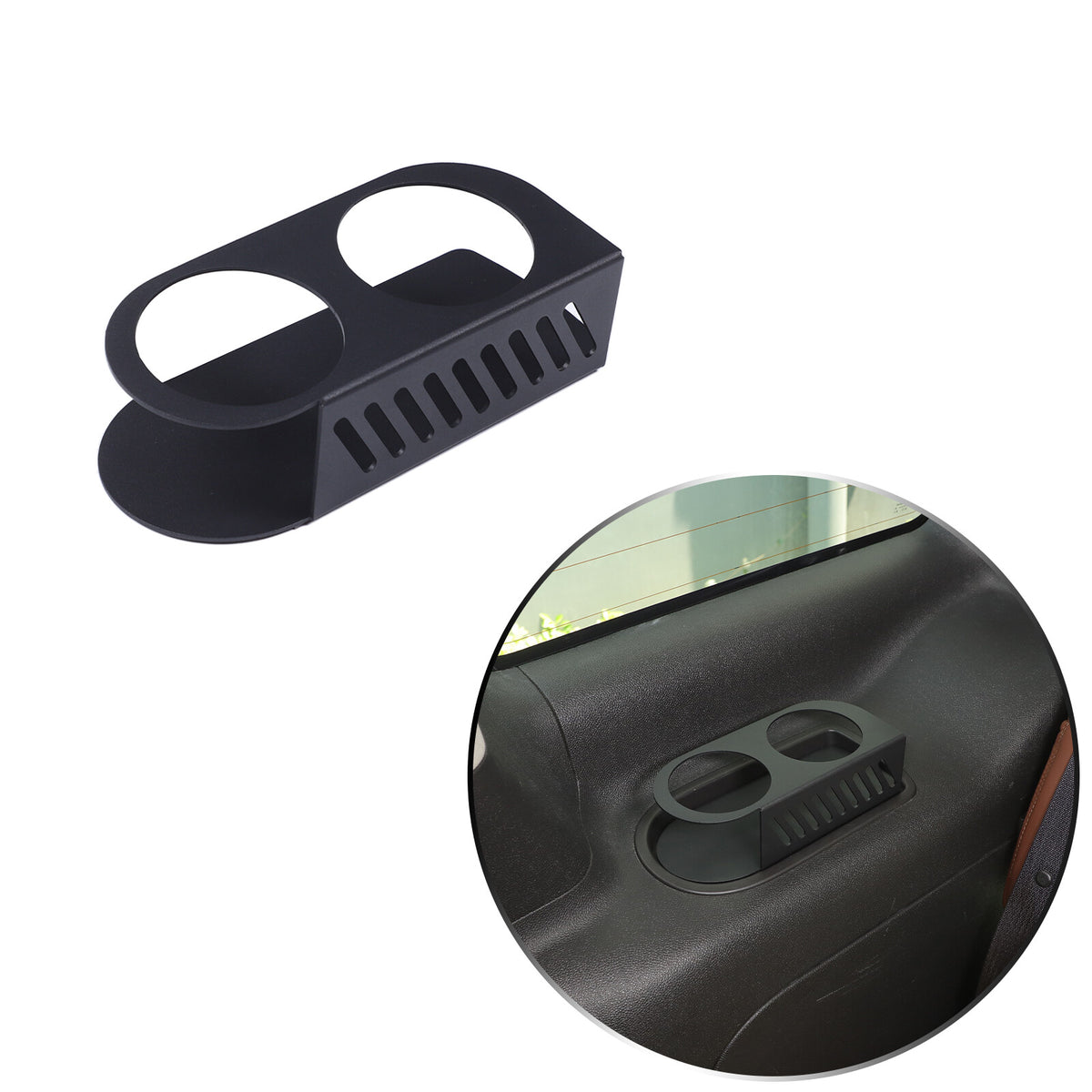 Aluminum Alloy Right Side Rear Cup Holder Trim For Cadillac Escalade 2007-2014 19
