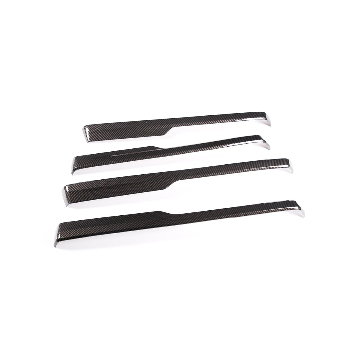 ABS Carbon Fiber Inner Door Panel Trim For Toyota Tundra Crew Cab 2014-2020 4