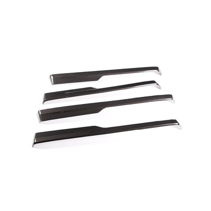 ABS Carbon Fiber Inner Door Panel Trim For Toyota Tundra Crew Cab 2014-2020 4