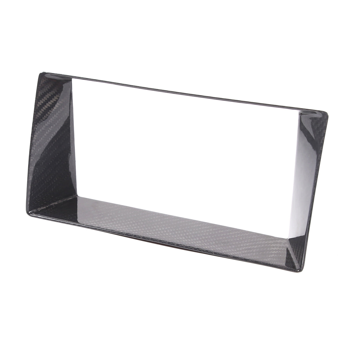 Real Carbon Fiber Touch Display Navigation Screen Cover For Jaguar F-TYPE 13-18 5