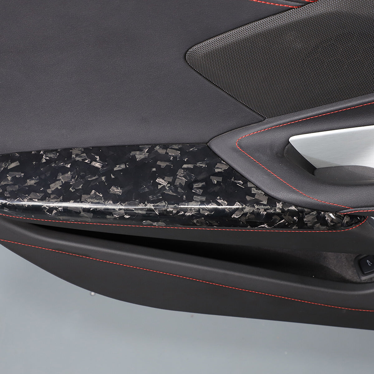 Forged Real Carbon Fiber Full Interior Set Cover Trim Kit For Corvette C8 20-25 - Variants 36-40 23