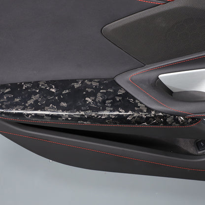 Forged Real Carbon Fiber Full Interior Set Cover Trim Kit For Corvette C8 20-25 - Variants 36-40 23