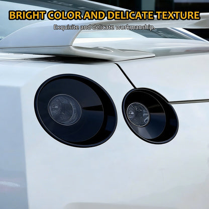 Smoked Tail Light Covers Rear Light Guards Exterior For Nissan GTR R35 08-16 19