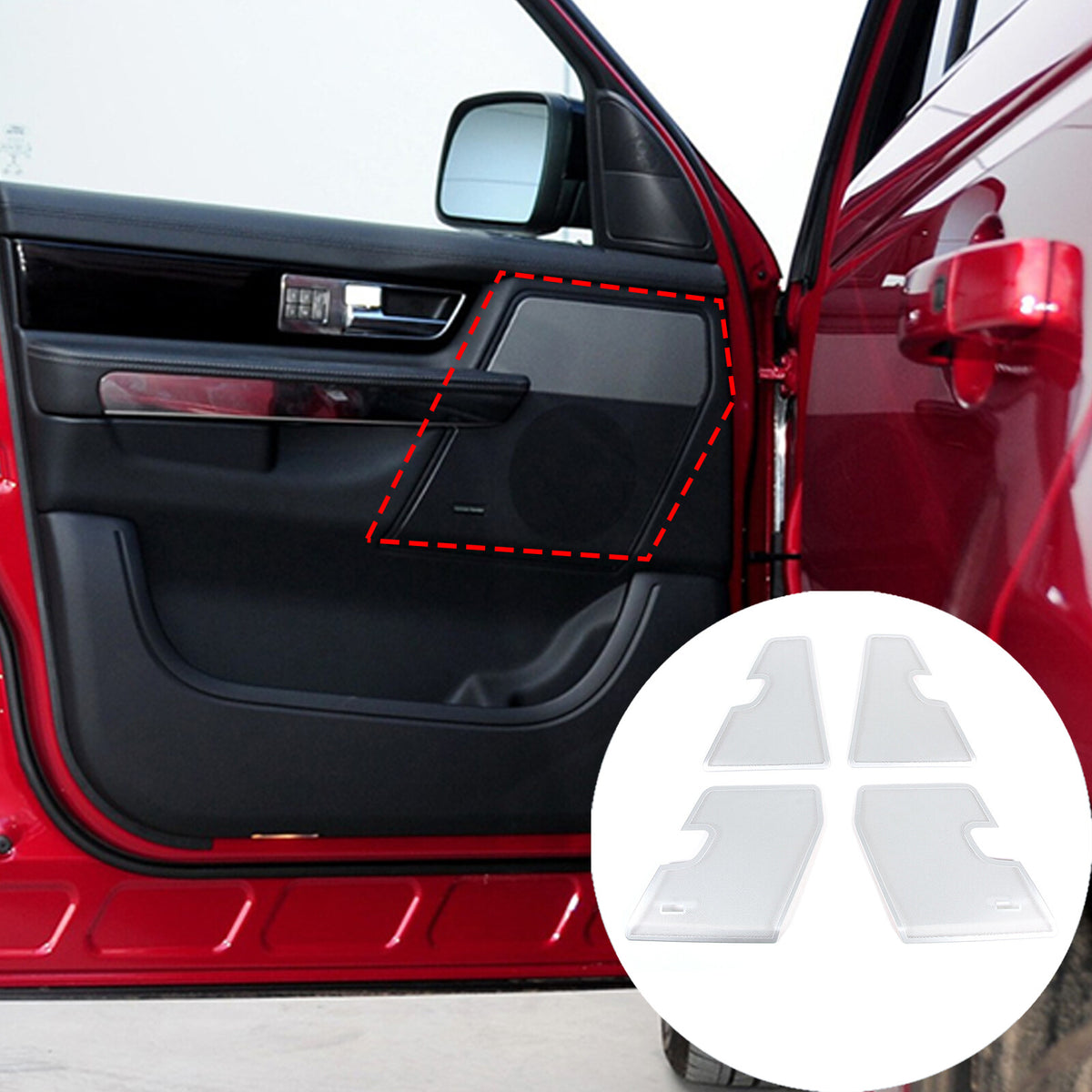 Steel Door Speaker Tweeter Mesh Cover For Land Rover Range Rover Sport 2010-13 1