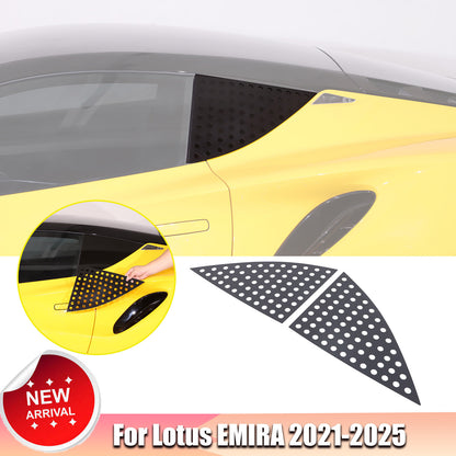 Alloy Exterior Rear Quarter Window Pillar Cover Trim For Lotus EMIRA 2021-2025 1
