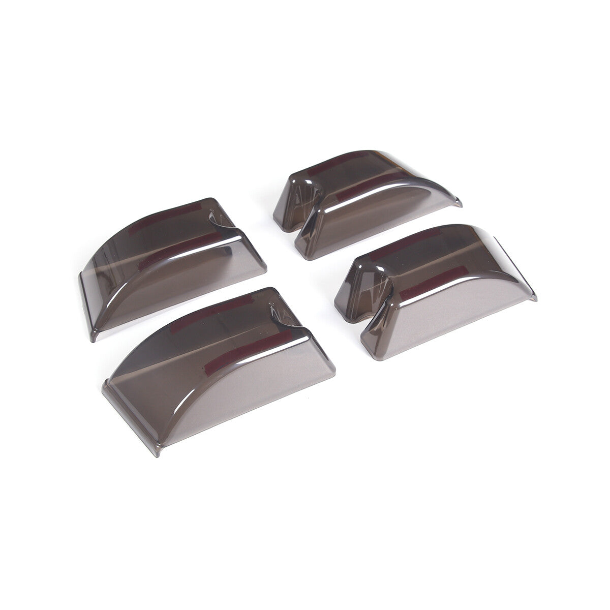 18pcs Smoked Front Rear Side Tail Light Roof Light Trim Cover For Hummer H2 41