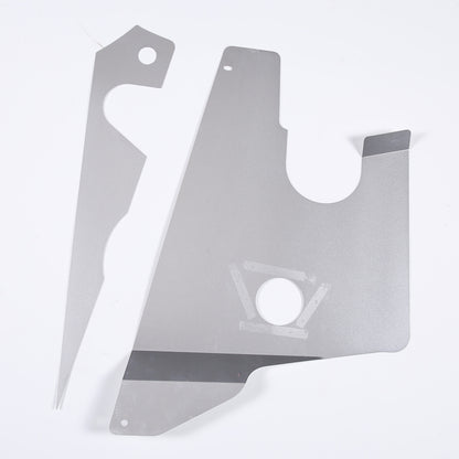 Silver Alloy Car Engine Side Panel Cover Accessories Kit For Corvette C7 2014-19 10