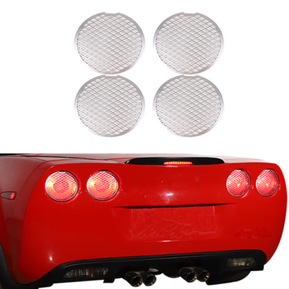 Black Mesh Steel Rear Tail Light Grille Cover For Corvette C6 GS/Z0/ZR1 05-13 US 2