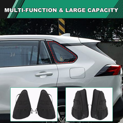 Black Rear Trunk Side Storage Window Bag Tray For Toyota RAV4 2020+ US 6