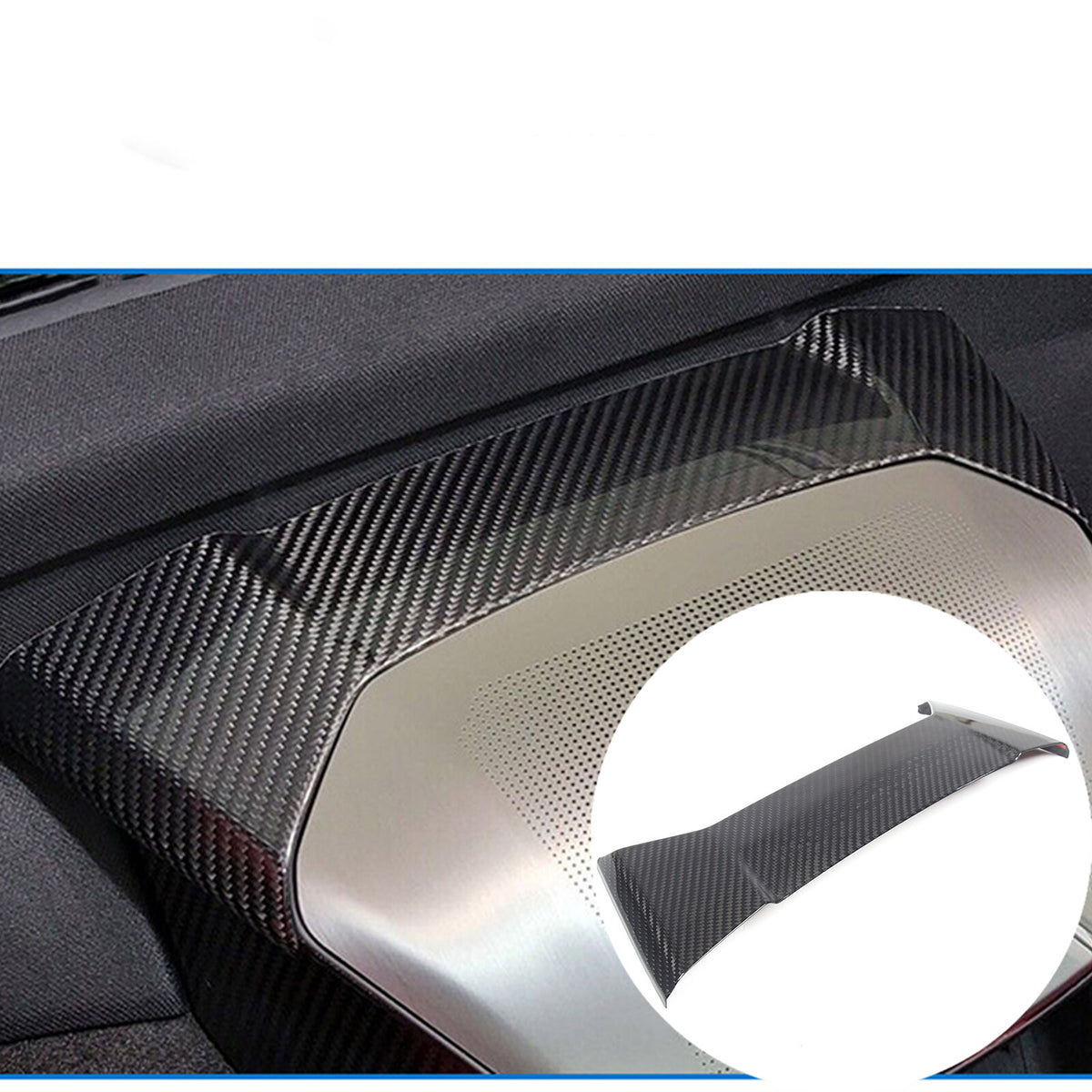 Real Carbon Fiber Interior Trim Cover For C8 Corvette Stingray Z51 Z06 Z07 20-25 24