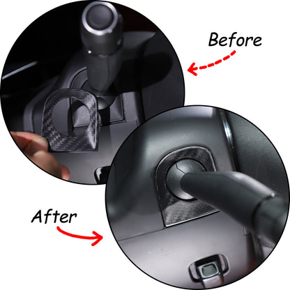 Matte Real Dry Carbon Fiber Interior Decor Trim Cover For Corvette C8 2020+ 90