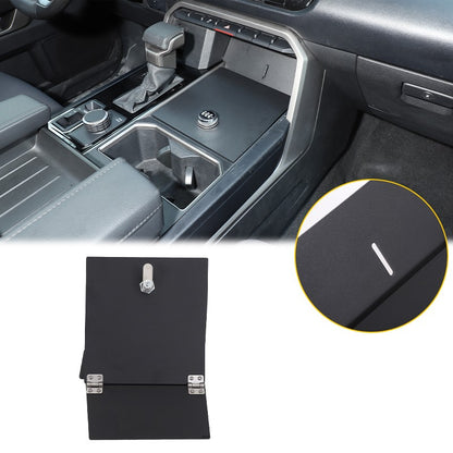 Aluminum Center Console Storage Slot Lock Box Tray For Toyota Tundra/Sequoia 22+ 24