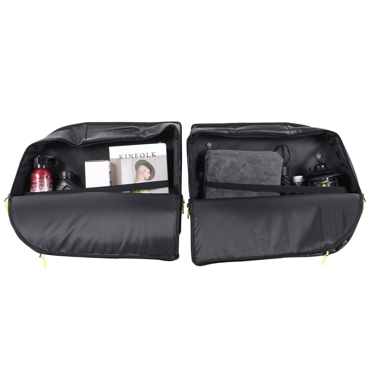 Carbon Pattern Tailgate Window Storage Bag For Land Rover Defender L663 2020+ 12