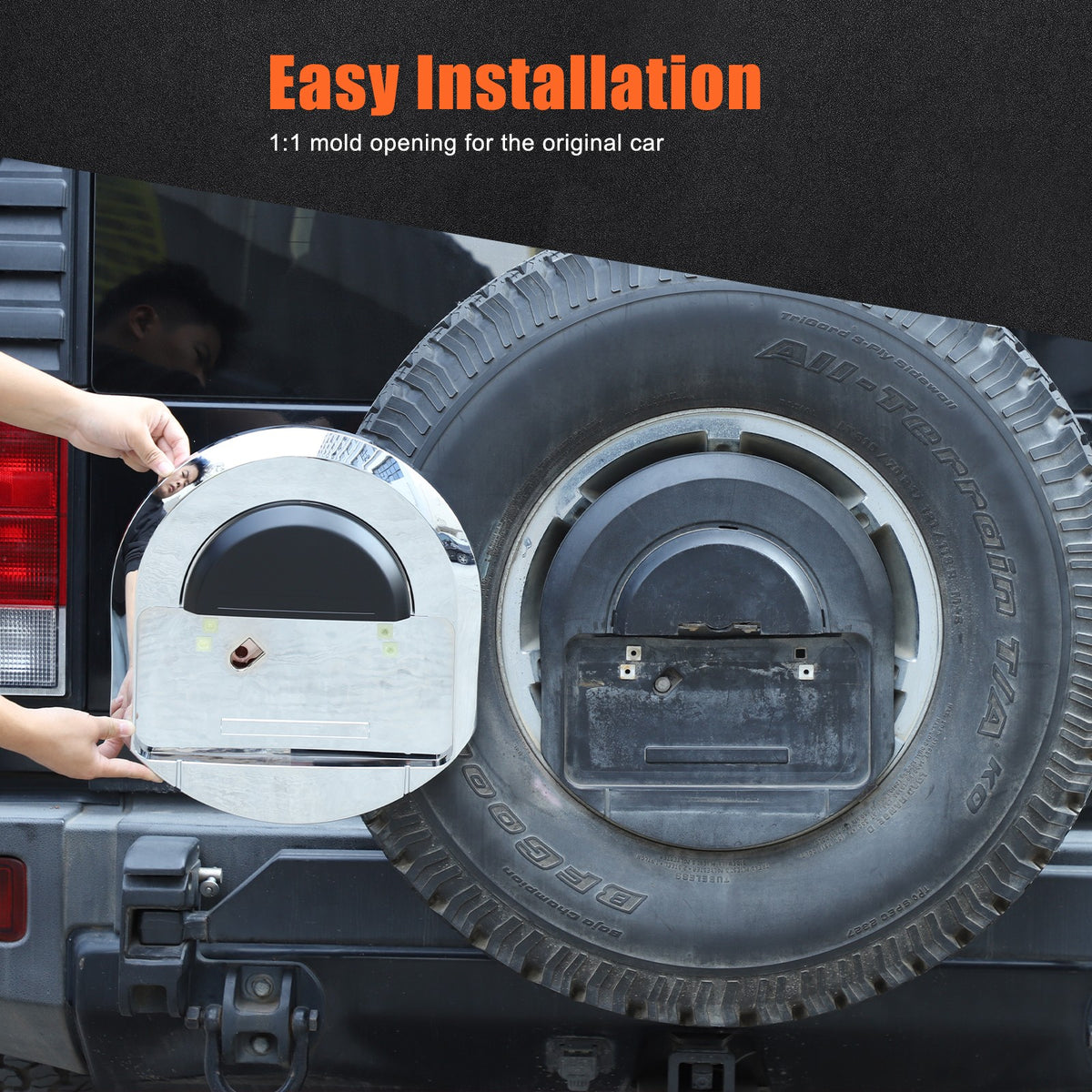 Replace Spare Tire License Plate Base For Hummer H2 2003-09 OE:25782333 5