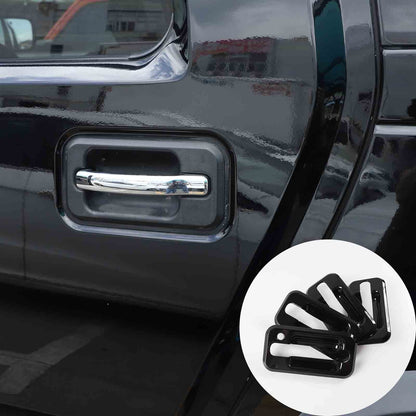 Glossy Piano Black Front Bumper Exterior Trim Cover Set For Hummer H2 2003-2009 - Styles 1-5 26