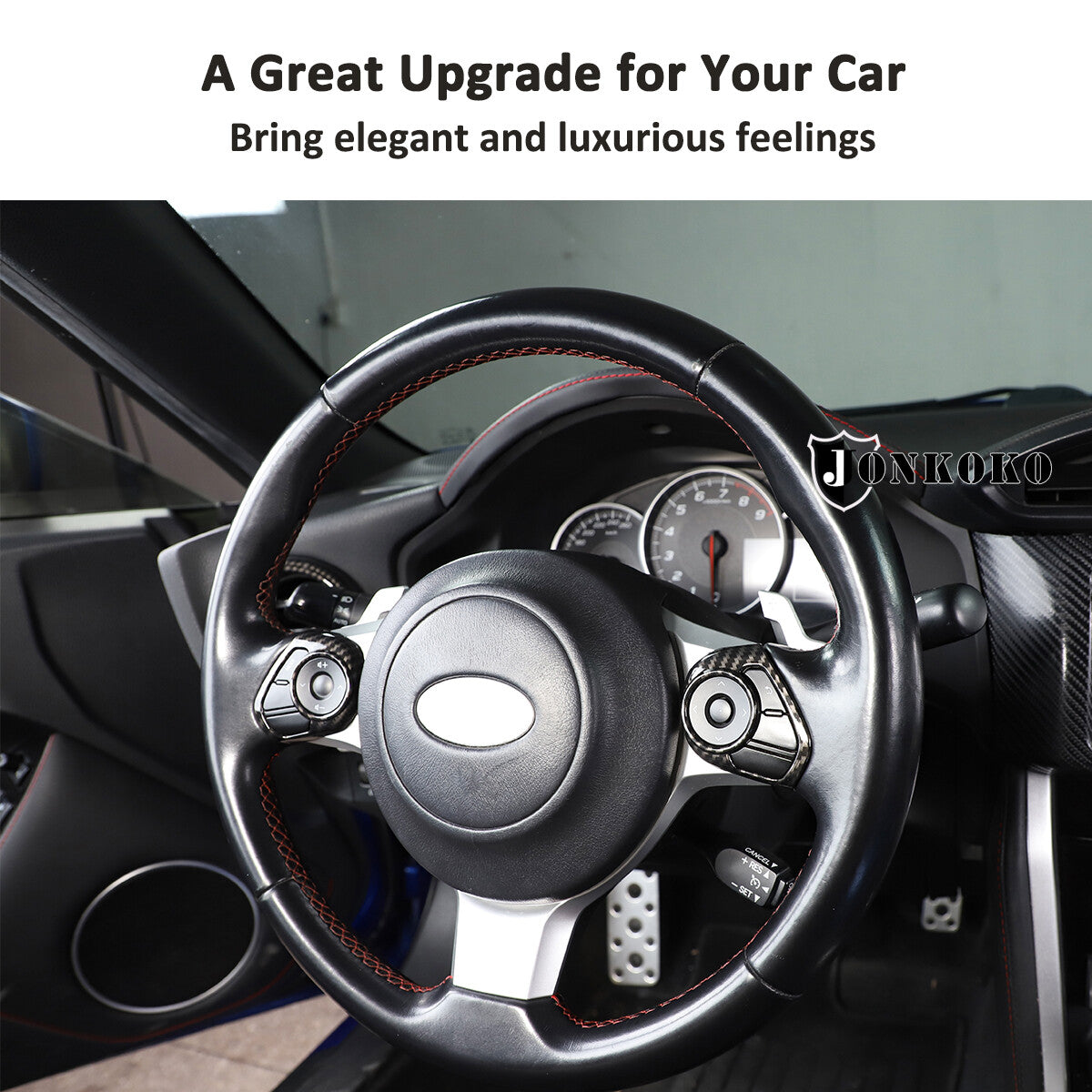 ABS Carbon Fiber Interior Center Console Trim Set For GR86/BRZ 2022-2024 US - Variants 16-16 12
