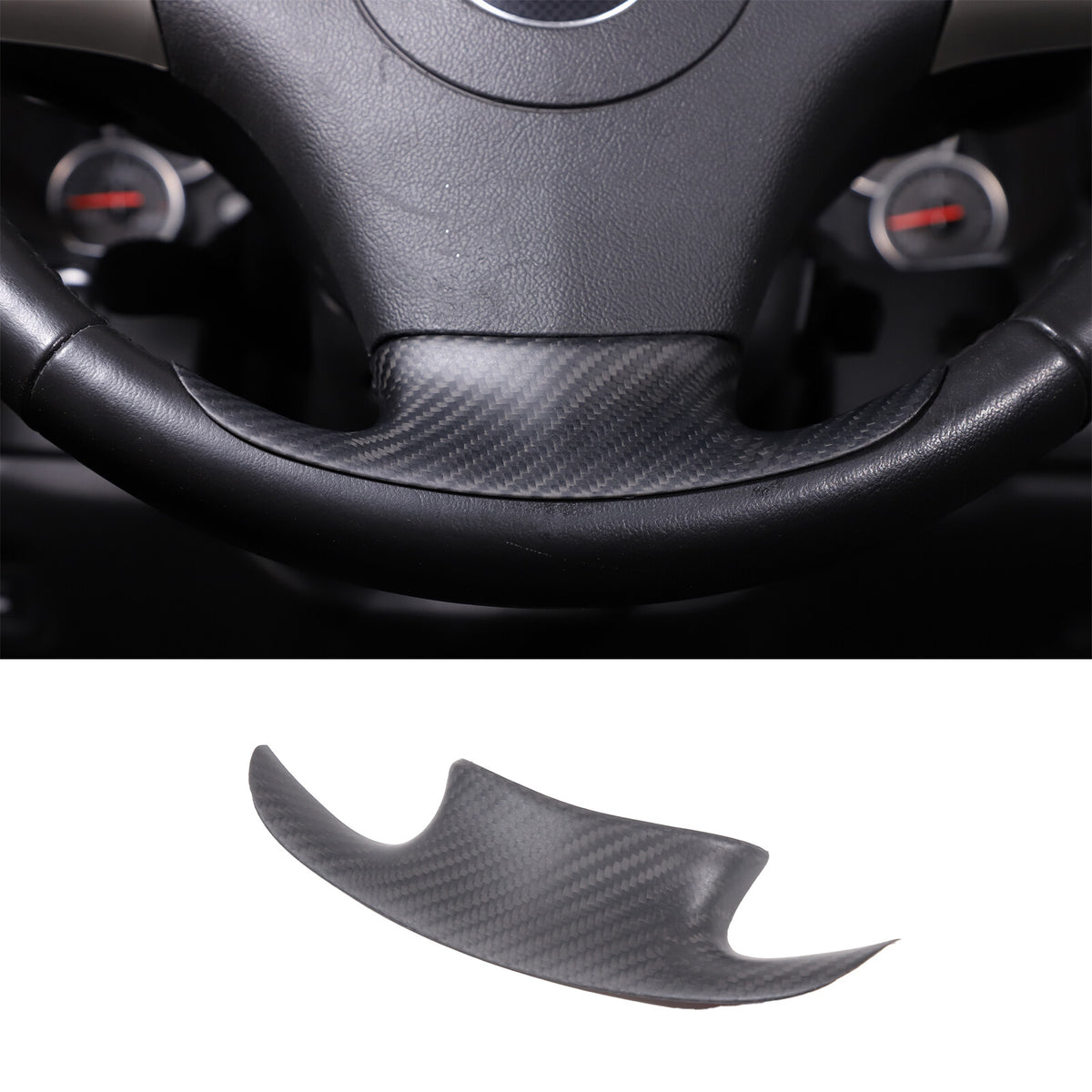 Matte Dry Real Carbon Fiber Center Console Trim Cover For Corvette C6 2005-13 58