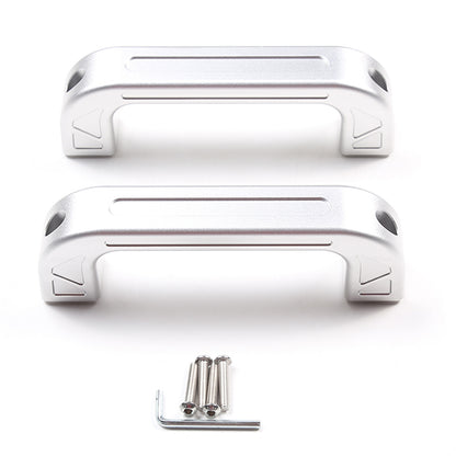 Silver Interior A-Pillar Grab Handle Trim Frame For Nissan Titan 2016-2023 4