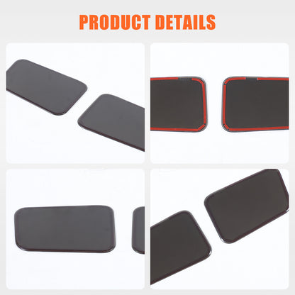 Smoked Black Rear Tail Light Lamp Decor Cover Trim For Hummer H2 2003-2009 12