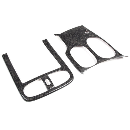 Forged Real Carbon Fiber Full Interior Set Decor Cover Trim Kit for Corvette C6 116
