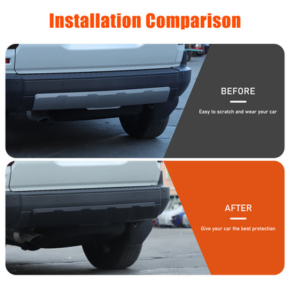 Matte Black Rear Bumper Spoiler Guard For Toyota Land Cruiser LC250 24+ 9