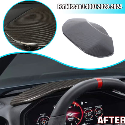 Real Carbon Fiber Dash Pad Instrument Panel Trim For Nissan Z Rz34 400z 2023-24 1