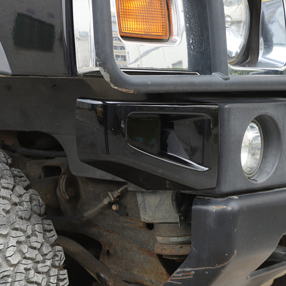 Glossy Piano Black Front Bumper Exterior Trim Cover Set For Hummer H2 2003-2009 - Styles 6-10 16